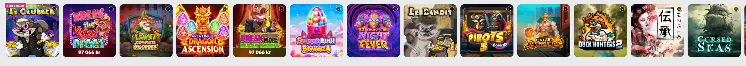 Exempel på spelautomater